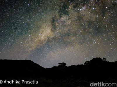 Indahnya Galaksi Bimasakti dari Gunung Gede yang Manjakan Mata