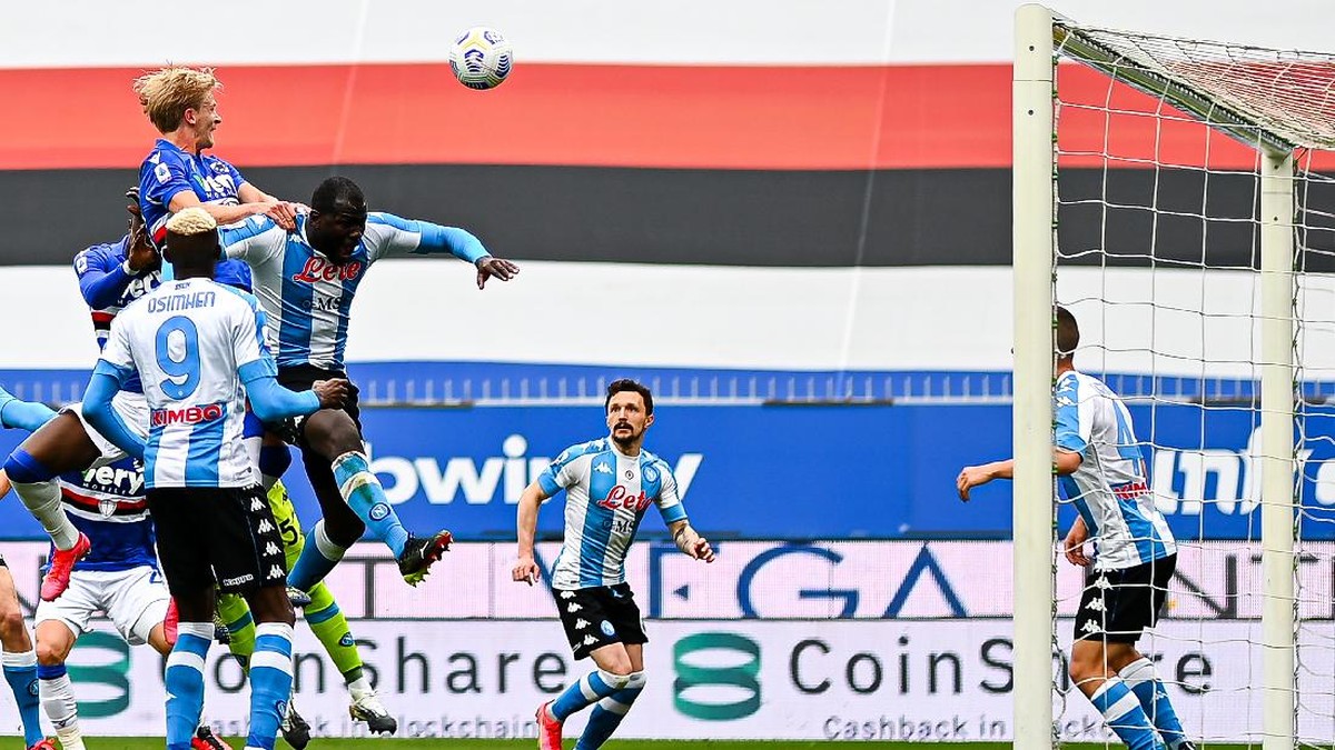 Napoli menang 2-0 atas Sampdoria. (Foto: Getty Images/Getty Images)