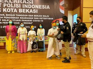Potret Deklarasi Sahabat Polisi Indonesia Bekasi