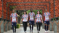Peluncuran jersey laga kandang ini dilakukan di kawasan training ground PSG Pati di Gelora Soekarno, Mojoagung, Kabupaten Pati. (Foto: Dok. PSG Pati)