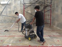 Sambut Ramadhan, Masjid Agung Purwakarta Dibersihkan