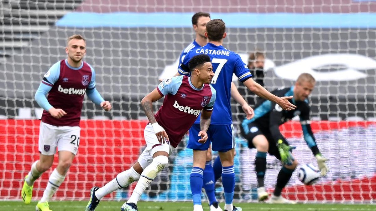 West Ham United menang 3-2 atas Leicester City. (Foto: Getty Images/Justin Setterfield)