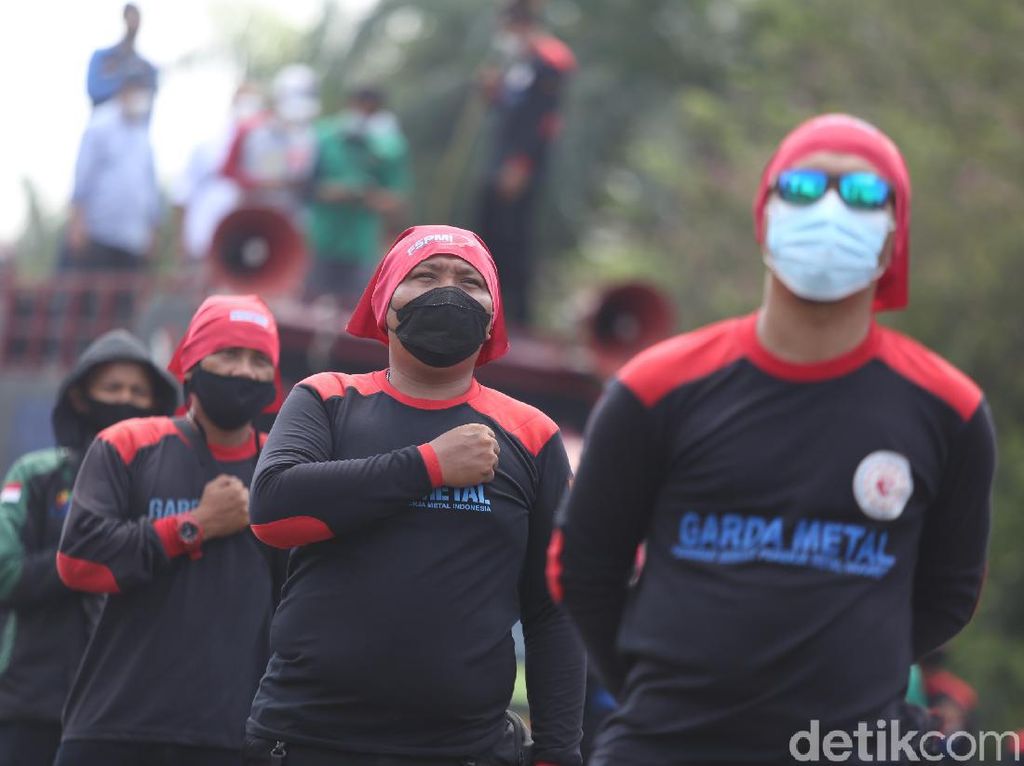 Polisi Kawal Aksi May Day di Bekasi, Antisipasi Anarko Menyusup