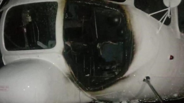 KKB Bakar helikopter di Bandara Ilaga Papua (Foto: Humas Nemangkawi) KKB Bakar helikopter di Bandara Ilaga Papua (Foto: Humas Nemangkawi)