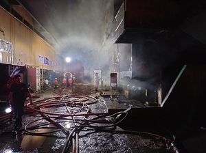 detikcom Do Your Magic: Area Pasar Minggu yang Dulu Terbakar Tak Layak Pakai Lagi