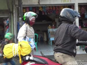 Pemudik Bermotor Mulai Bergerak, Ini Penampakannya di Pantura Subang