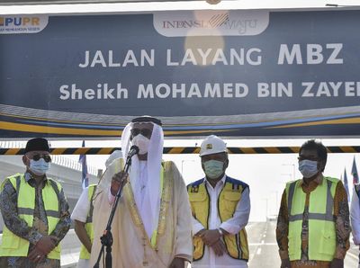 Potret Peresmian Pergantian Nama Tol Layang Japek