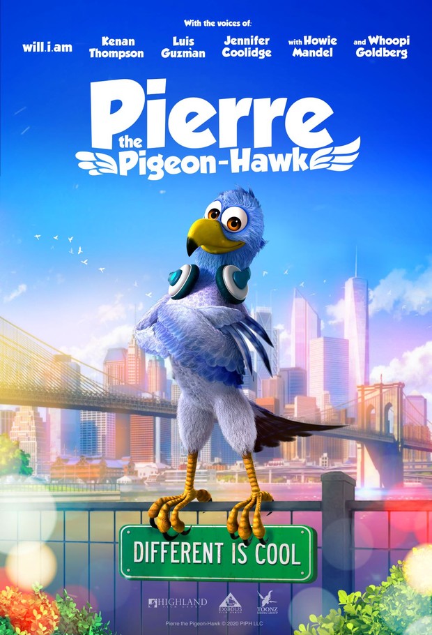 Poster utama film animasi Pierre The Pigeon-Hawk