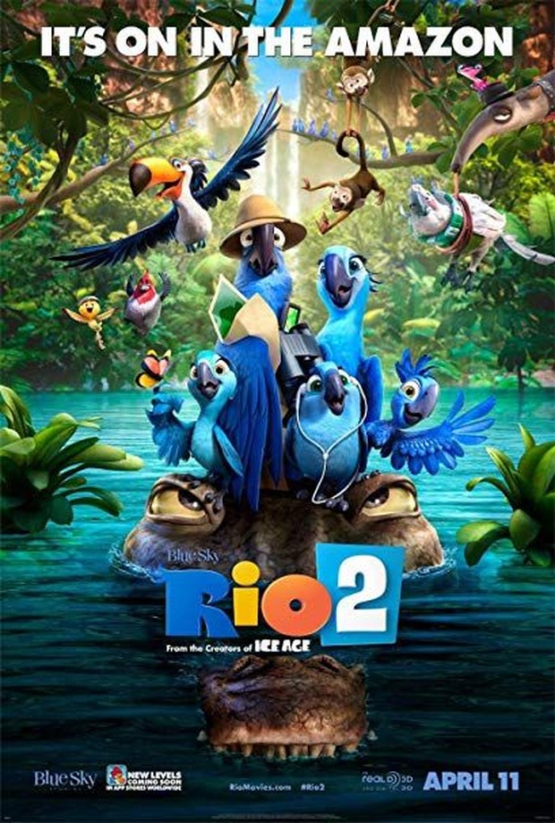 Poster film animasi Rio 2
