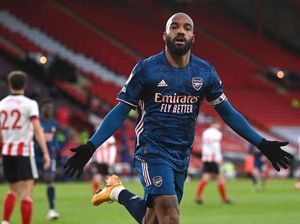 Babak Pertama, Lacazette Bawa Arsenal Memimpin Atas Sheffield 1-0