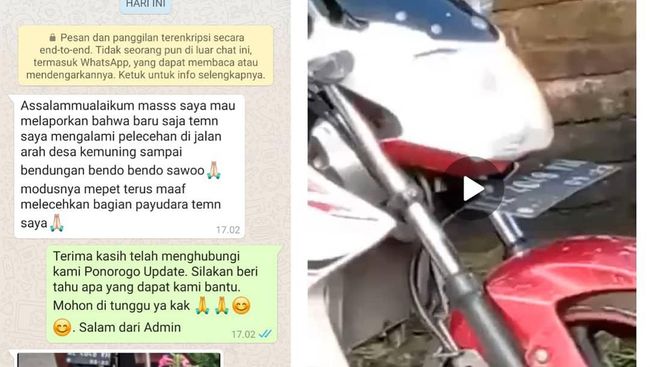 Aksinya Terekam Korban, Begal Payudara Ponorogo Kena Batunya Aksinya Terekam Korban, Begal Payudara Ponorogo Kena Batunya