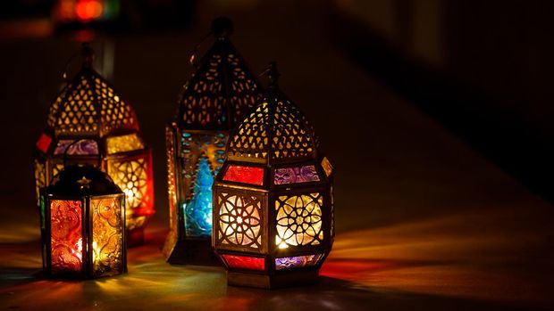 Fanous Ramadan Lanterns on display welcoming the holy month of Ramadan