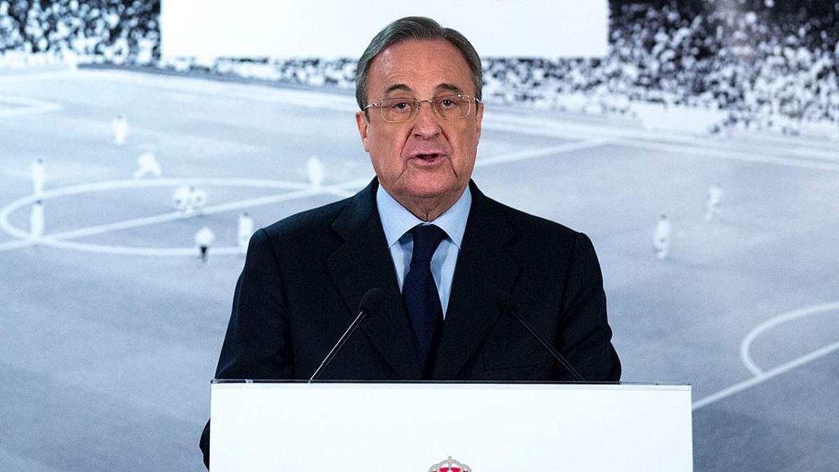 Presiden Real Madrid Florentino Perez dituduh menyuap wasit sebelum Barcelona. (Foto: Getty Images/Gonzalo Arroyo Moreno)