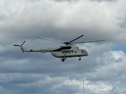 Heli Dibakar KKB di Ilaga Kembali ke Timika, Sempat Rusak di Bagian Depan