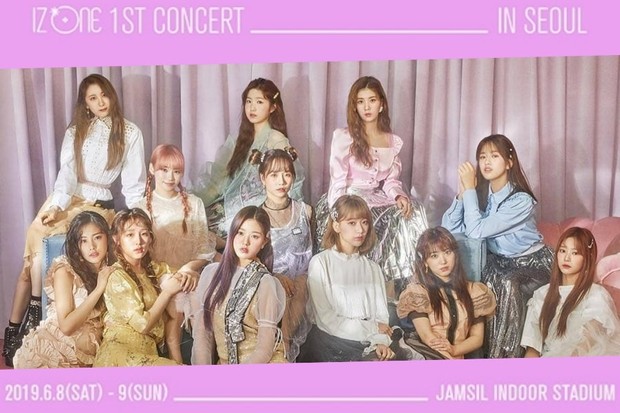 Poster First Concert dari IZ*ONE/Twitter.com/soompi Menampilkan poster konser pertama dari IZ*ONE yang digelar di Seoul.
