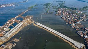 Menengok Lagi Proyek Tol Semarang-Demak dari Udara