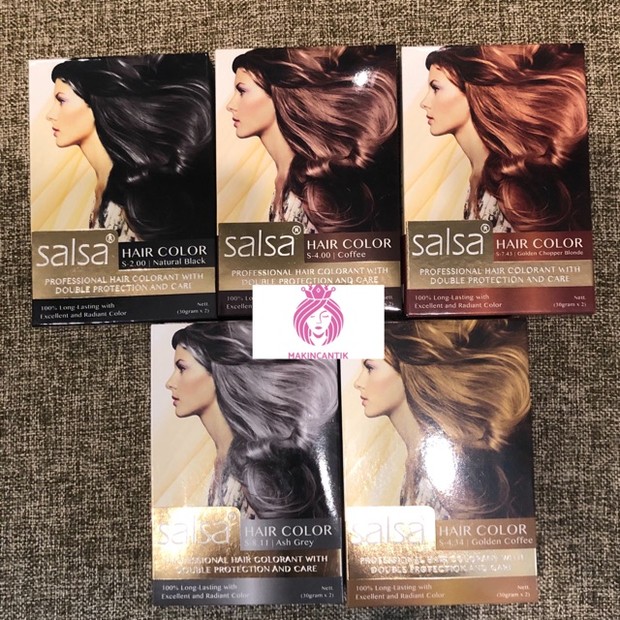 Salsa Hair Color mengandung double protection untuk rambut/lazada.co.id