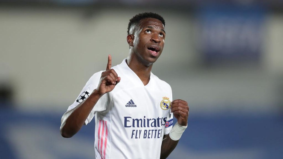 Pemain Real Madrid, Vinicius Junior, diminati Arsenal? (Foto: Getty Images/Gonzalo Arroyo Moreno)