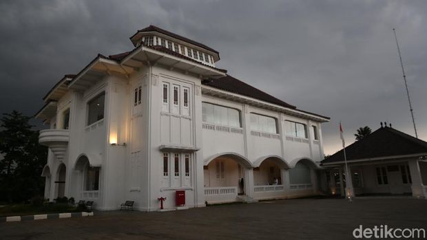Gedung Juang 45 Tambun usai direvitalisasi.