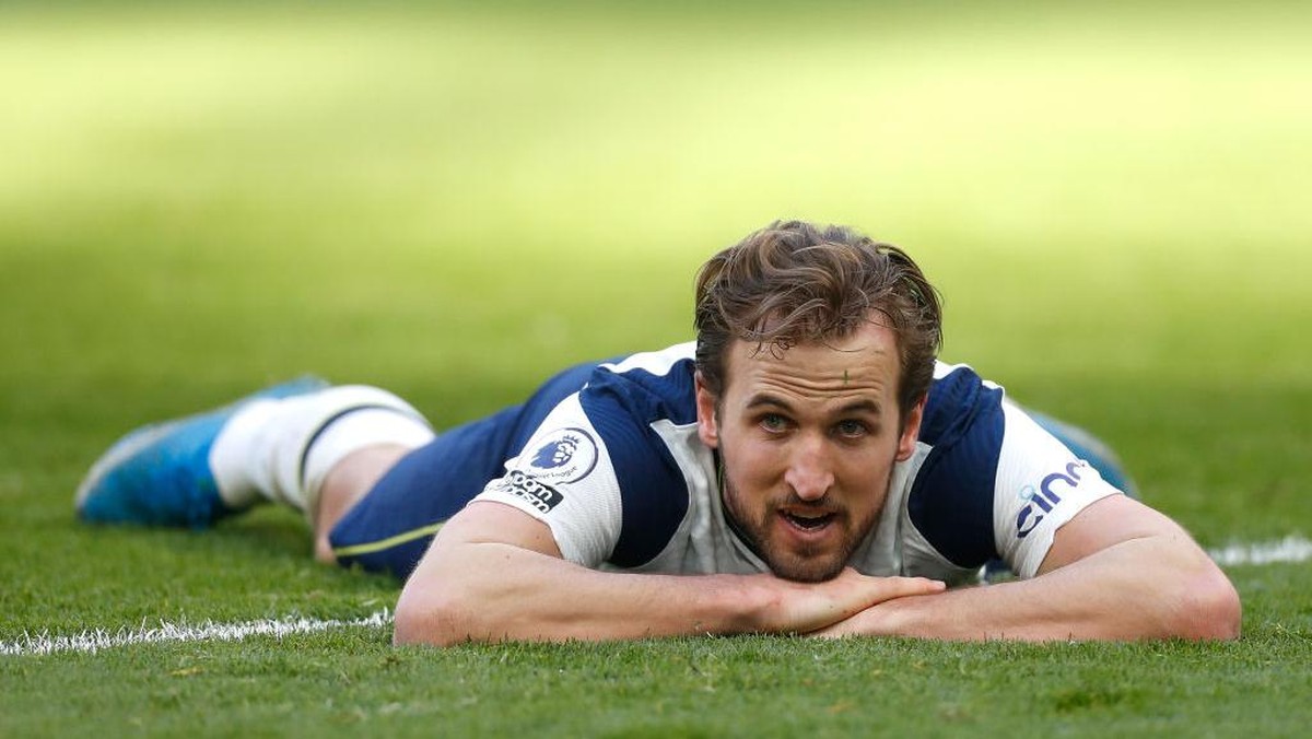 Harry Kane mangkir dari latihan pramusim Tottenham Hotspur. (Foto: Getty Images/Pool)