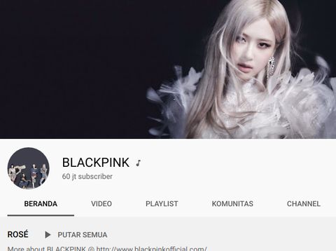 Keren! YouTube BLACKPINK Punya Subscriber Terbanyak Kedua di Dunia