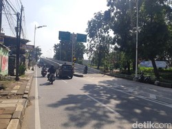 Dibuka 100%, Begini Suasana Lalin Jelang Flyover Tapal Kuda Lenteng Agung