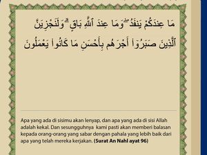 Surat An Nahl ayat 96 Surat An Nahl ayat 96