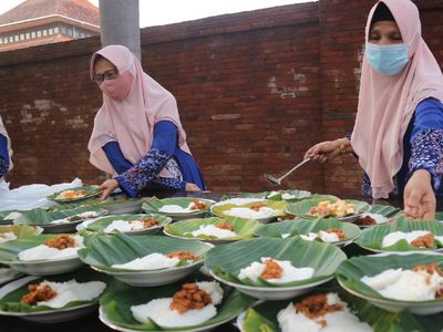 Hanya Ada Saat Ramadan, Ini Intip Ketan di Masjid Sunan Kudus