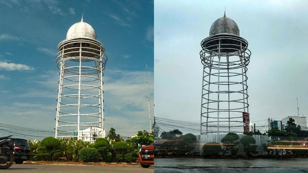 Tugu Pamulang Ditutup Seng Usai Viral Beda Jauh dari Desain