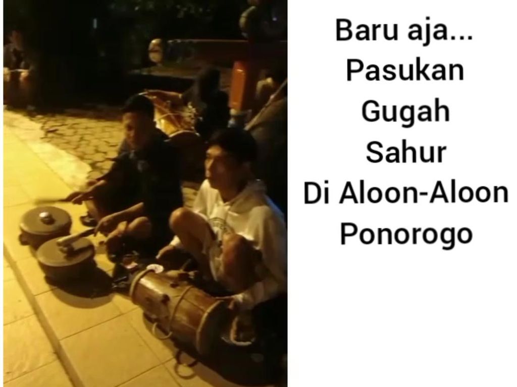 Saat Warga Ponorogo Bangunkan Sahur Pakai Gamelan Reog Lengkap Saat Warga Ponorogo Bangunkan Sahur Pakai Gamelan Reog Lengkap