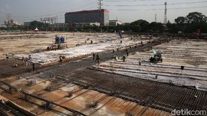 Begini Lho... Persiapan Pengecoran Depo LRT Jatimulya