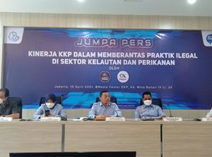 100 Hari Kerja Trenggono, KKP Tangkap 72 Kapal Illegal Fishing