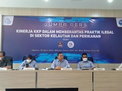 100 Hari Kerja Trenggono, KKP Tangkap 72 Kapal Illegal Fishing