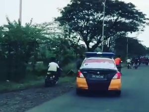 Viral Video Kejar-kejaran Polisi dan Pemotor Saat Razia Balap Liar