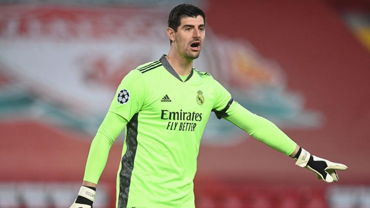 Thibaut Courtois ingin singkirkan Chelsea dan lolos ke final Liga Champions (Getty Images/Michael Regan)