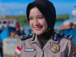 Cerita Lengkap Wanita Bertato & Tindik yang Viral Kini Jadi Polwan Berhijab