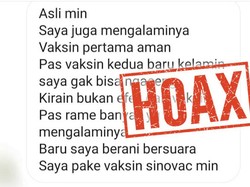 Viral Klaim Sulit Ereksi karena Vaksin Sinovac, Komnas KIPI: Lapor Petugas