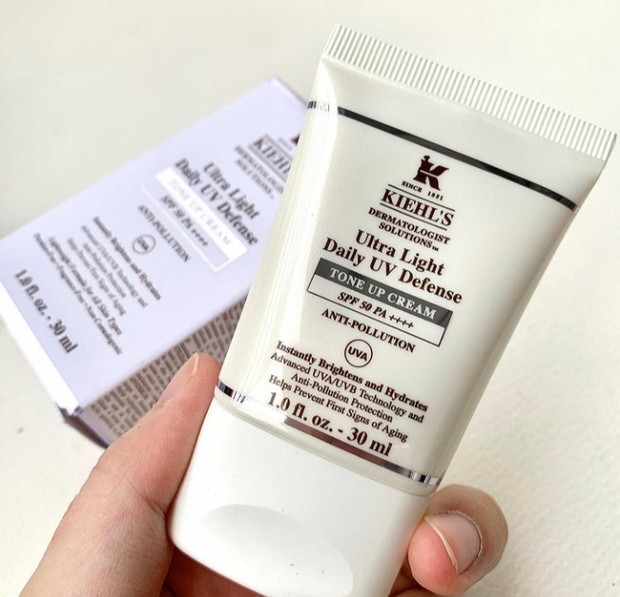 Foto: Kiehl's Ultra Light Daily UV Defense Tone Up Cream/instagram.com/focus_everything 6 Tone Up Cream High End Bagus