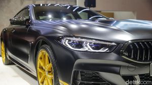 Cuma Ada 1 di RI, Ini Tampang BMW Seri 8 Golden Thunder Edition