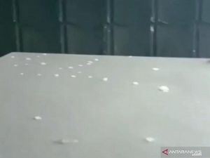 Hujan Es Terjadi Lagi, Kini di Sumsel