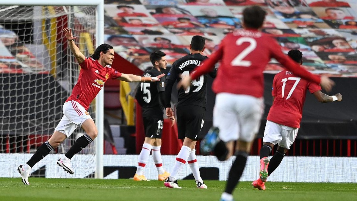 Man Utd vs Granada di leg kedua perempatfinal Liga Europa. (Foto: Getty Images/Stu Forster)