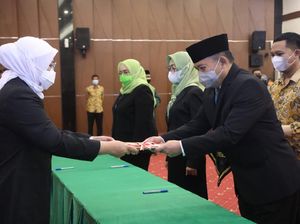 11 Pejabat Tinggi Madya Resmi Dilantik, Ini Pesan Menaker