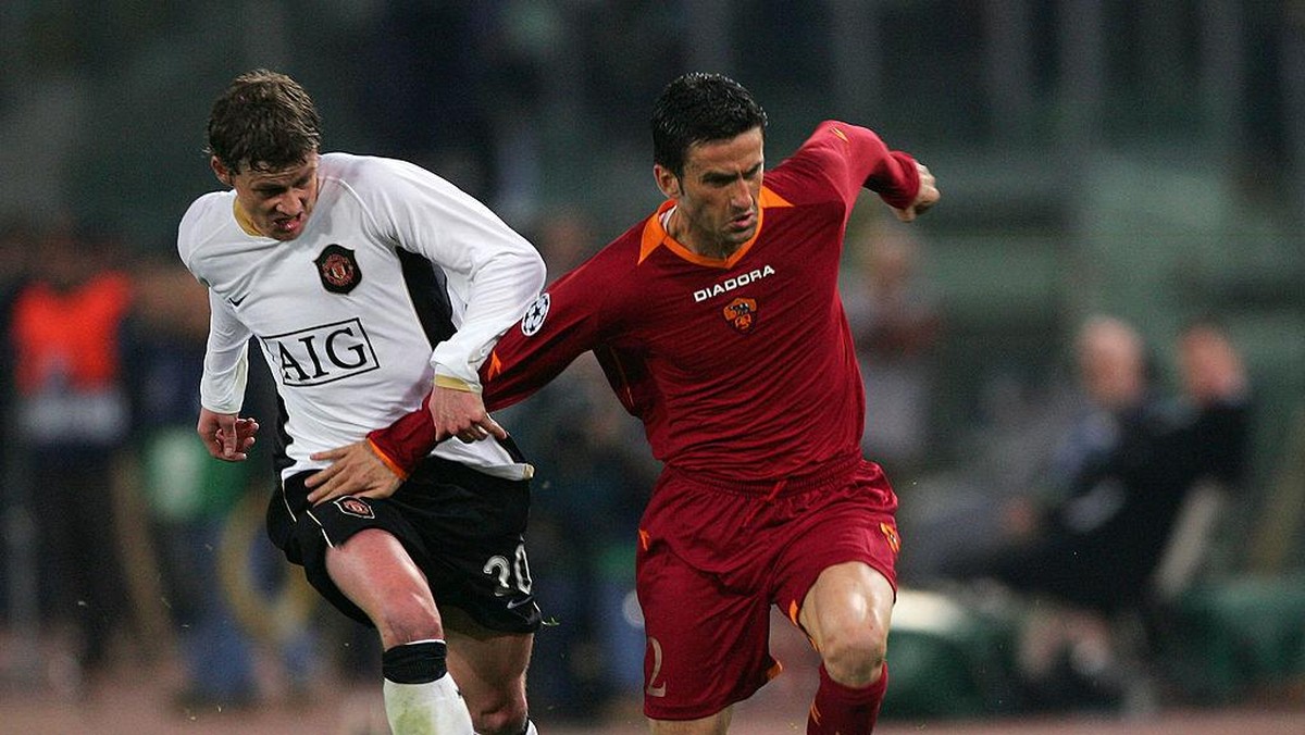 Ole Gunnar Solskjaer saat bertemu AS Roma di Liga Champions 2006/2007 (Getty Images/Michael Steele)