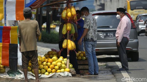 Pedagang Timun Suri di Kalimalang Mulai Marak