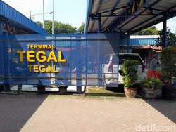 11 Ribu Penumpang Bus dari Luar Kota Masuk ke Terminal Tegal