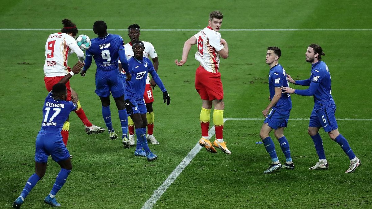 Leipzig diimbangi Hoffenheim. (Foto: Getty Images/Pool)