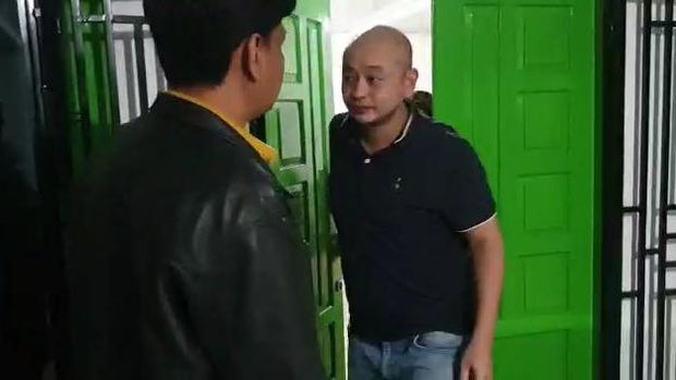 Wajah pelaku penganiaya perawat RS Siloam Palembang