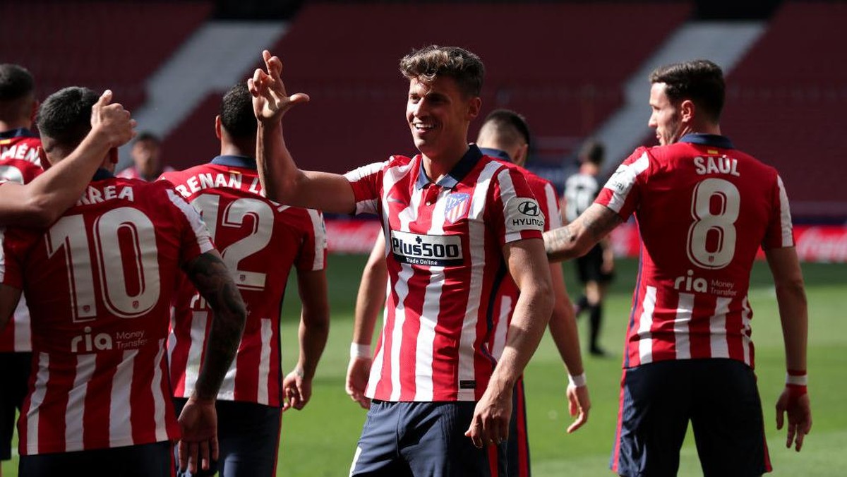 Atletico Madrid menang 5-0 atas Eibar dalam lanjutan Liga Spanyol (Foto: Getty Images/Gonzalo Arroyo Moreno)