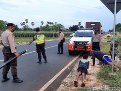Saat Pembalap Liar di Tuban Dihukum Push Up Ketika Terjaring Razia