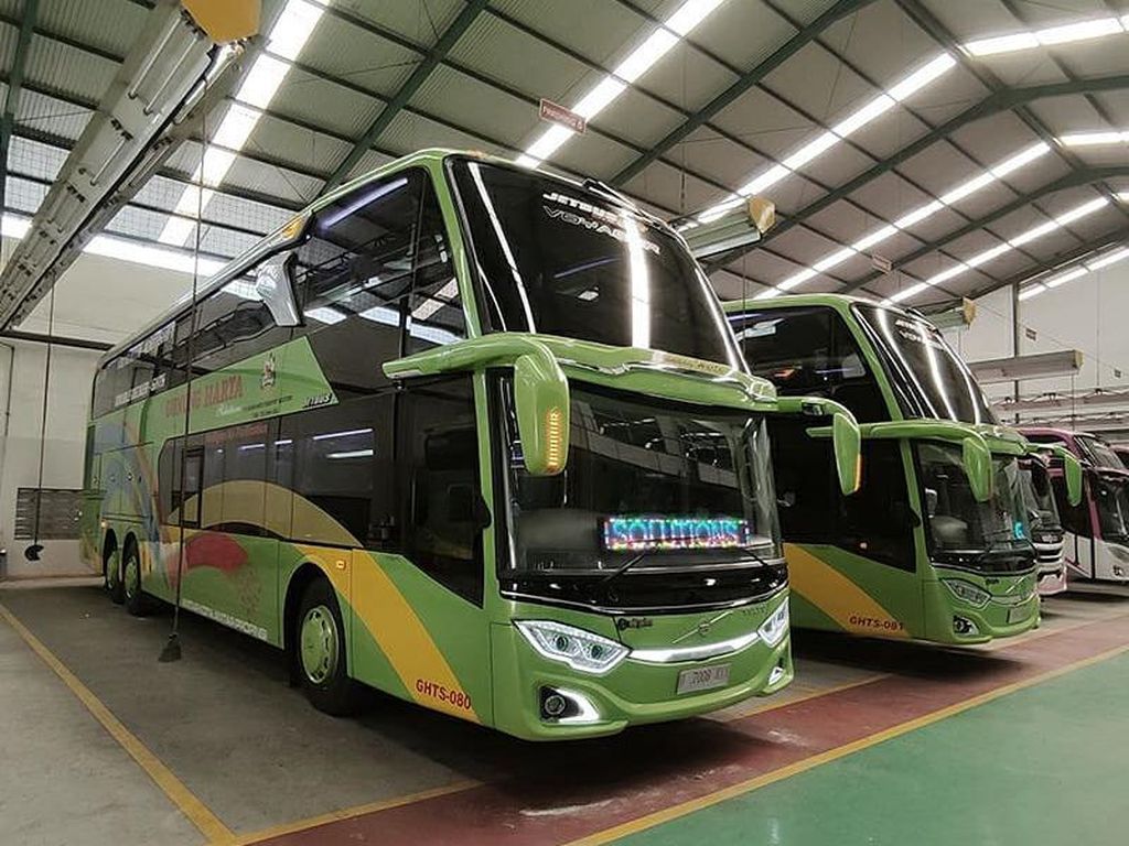 Bus Tingkat PO Gunung Harta, Bikin Senang Kaum Rebahan